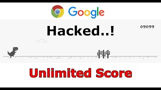 Hack Google Chrome Dinosaur Game, Hack Google Chrome Dino Game For  Unlimited Score, Cyber Warriors 