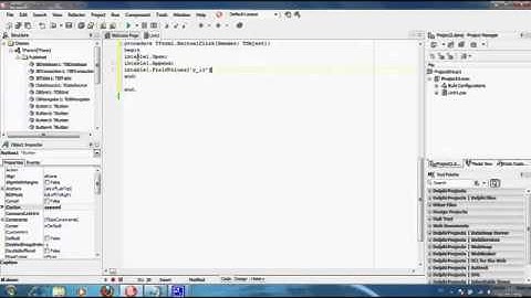 add new,edit,delete records interbase delphi part2‬