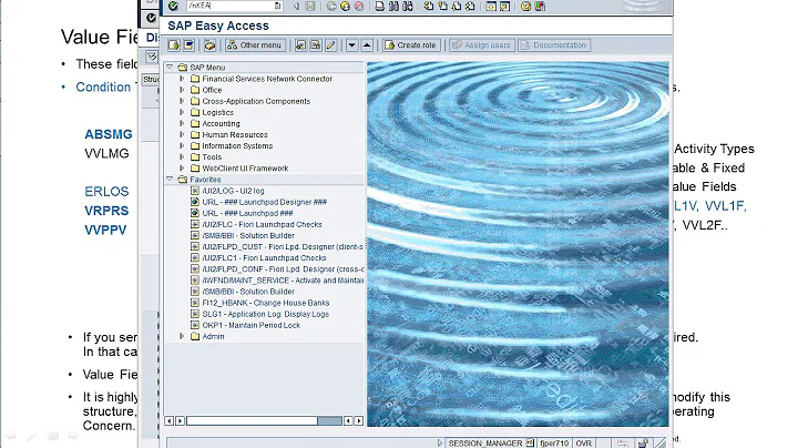 KEA6 Create Value Fields