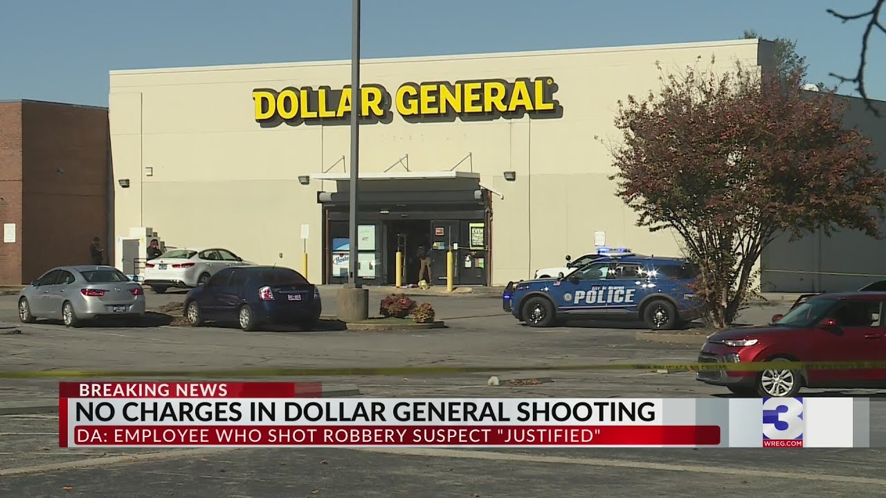 No charges for Dollar General worker who shot robbery suspect: D.A.’s ...