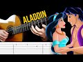 A WHOLE NEW WORLD (Aladdin) Guitar Tabs Tutorial | Guitar Cover