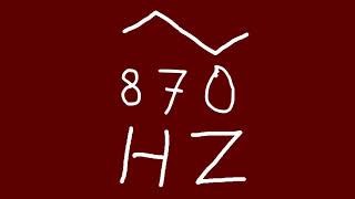 870 hz triangle