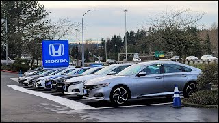 Ситуация с Машинами Официальный Салон Honda Январь 2022