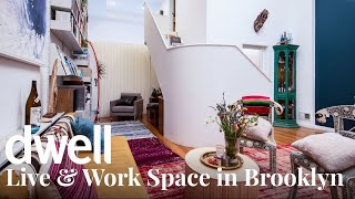 A Skinny Brooklyn Townhouse Stacks Spaces for Living, Working, and Entertaining
