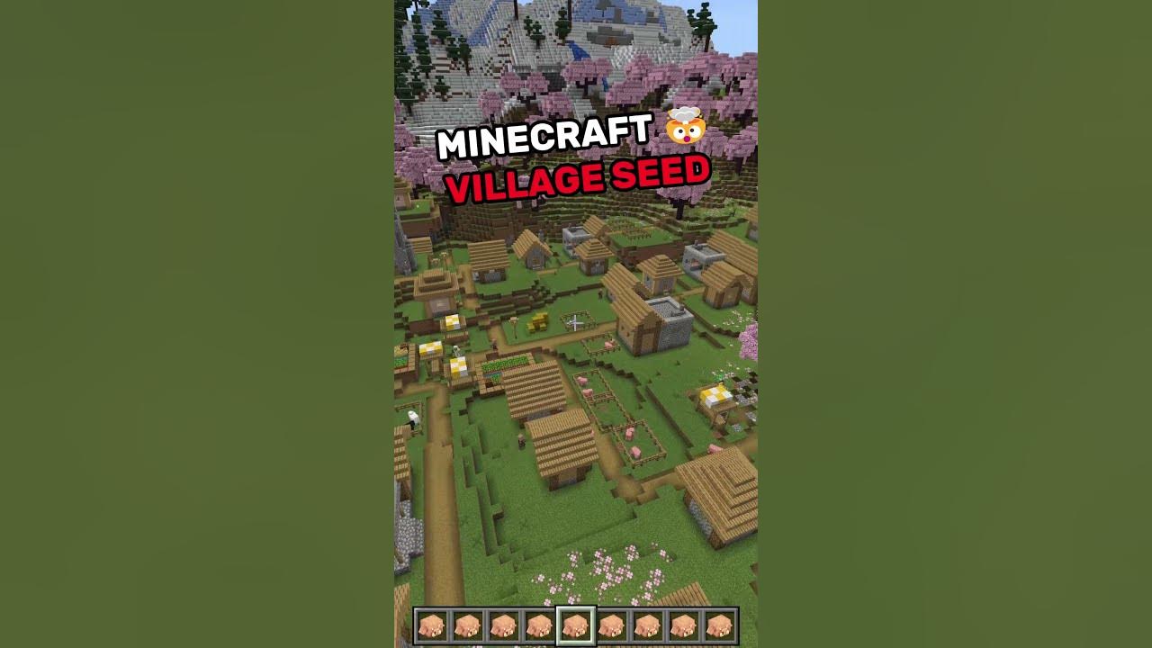 best village seed for minecraft pe 1.21 🤯