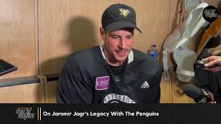 Penguins Players React To Jaromir Jagr Joining Penguins Practice