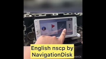 Nscp w62 english menu and settings preview Toyota Radio