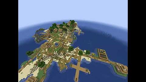 Minecraft 1.17 java seed: Spawn near zombie island village #shorts