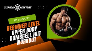 10 Minute Beginner Upper Body Dumbbell Workout (Music &amp; Prompts Only) House Electronic Workout Music