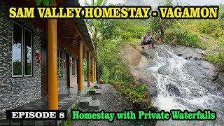 HOMESTAY 🏕️ with Private WATER 🏞️ FALLS | SAM VALLEY Homestay at VAGAMON | Appa Ponnu Vlogs