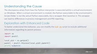 Understanding subprocess PID Discrepancies in Windows