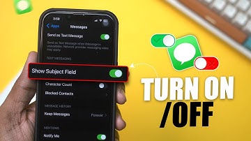 How To Turn On Or Off Subject Field In Messages | How to Use Subject Field in iMessage