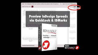 InDesign QuickLook Previews in Spreads