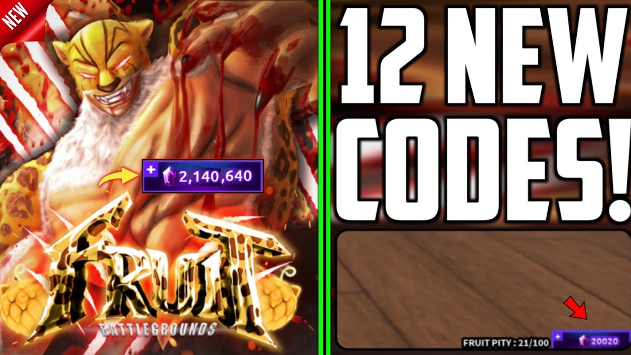 12 LEOPARD CODES FRUIT BATTLEGROUNDS CODES