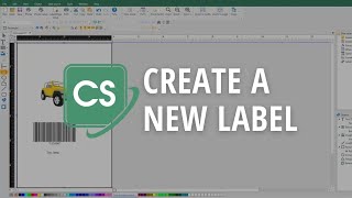 How to Create a New Label with CODESOFT screenshot 4