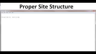 Proper Site Structure For Good SEO and Good Google Rankings