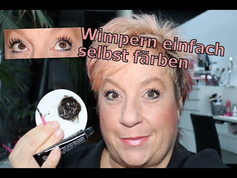 Wimpern selbst färben ü50 | Wimpern färben für Anfänger | Geld sparen beim Wimpernfärben