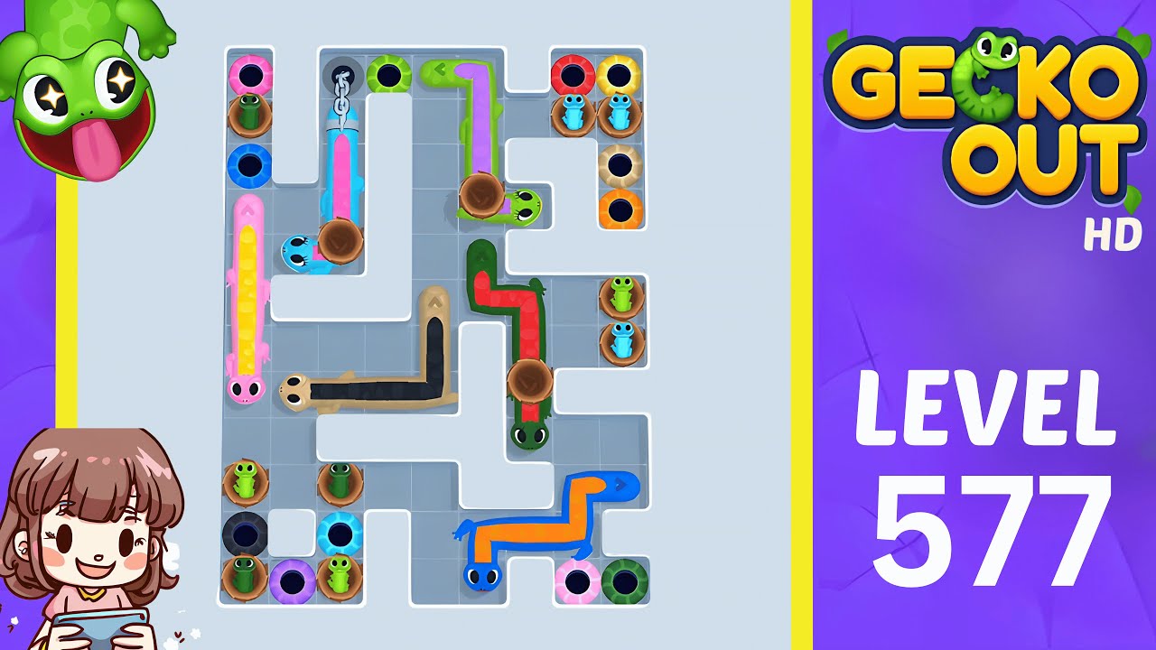 Прохождение Gecko Out, уровень 577