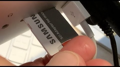 How to use Mac desktop card reader with a SanDisk microSD card