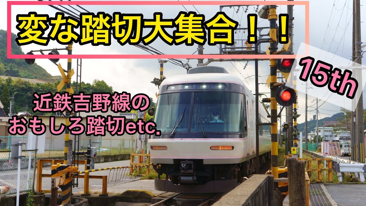 【ふみきり】変な踏切大集合！！１５ｔｈ　～近鉄吉野線・南大阪線系統etc編～