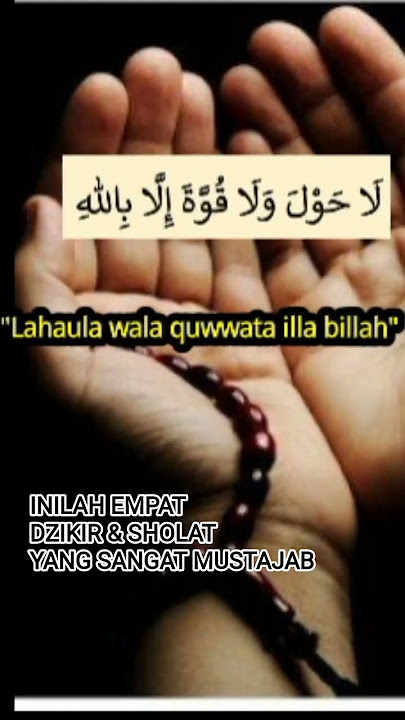 lancarkan lisan membaca dzikir dan sholawat#syiarislam#
