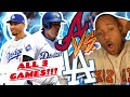 All 3 games of the series  braves vs dodgers highlights games 13 fan reaction dodgers dominate