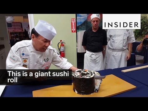Give me this giant sushi roll right now