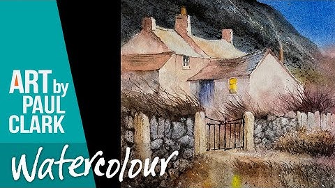 How to Paint a Country Cottage in Watercolour - inspired by John Blockley