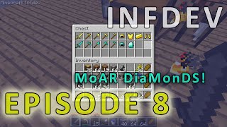 KAL Plays Minecraft Infdev - EPISODE 8: Growing Trees! | We Find Diamonds!
