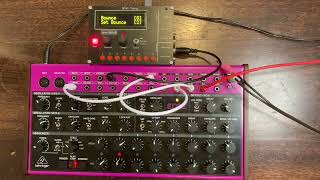 D-Thing - demonstrating the Behringer Edge support