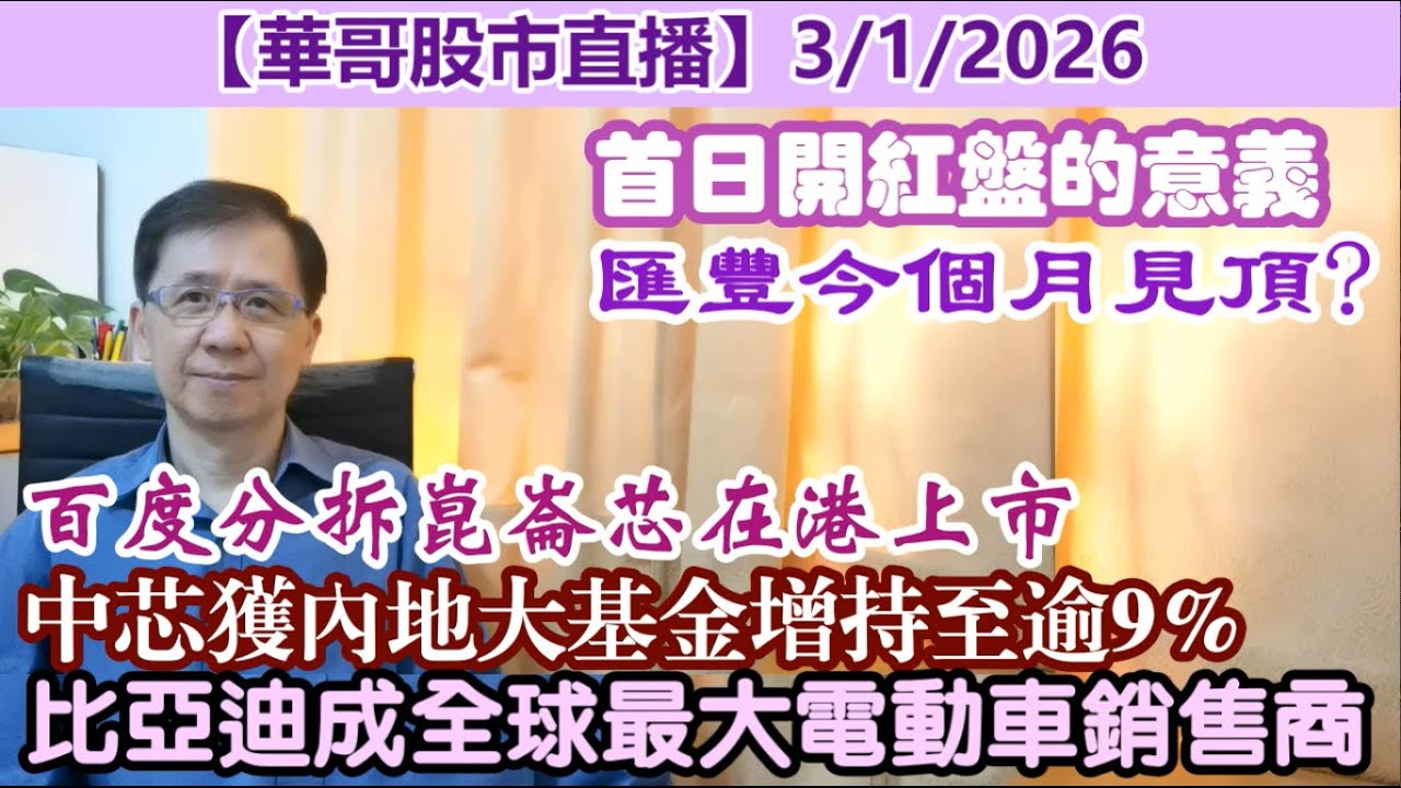 【華哥股市直播】3/1/2026 (
