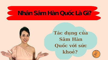 Nhân Sâm Hàn Quốc Là Gì ? Tác Dụng Của Sâm Hàn Quốc Với Sức Khoẻ - Thi Đặng - ANaNa Nhân Sâm Korea