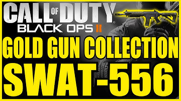 Black Ops 2 Gold Gun Collection - SWAT-556 - By BigSky900