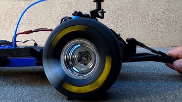 Pt-4 Test & tune slow mo -  no prep rc drag racing (to cold for tires)