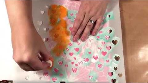 How to layer stencils