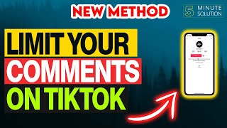 How to limit comments on tiktok video 2024 | Control tiktok comment