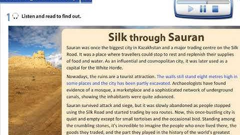 Excel 9 module 3 p30 ex1 Silk through Sauran Listening