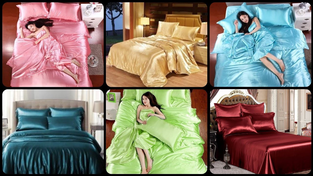 Pure Soft Satin Silk Bedding Sets King Size Luxury Duvet Covers