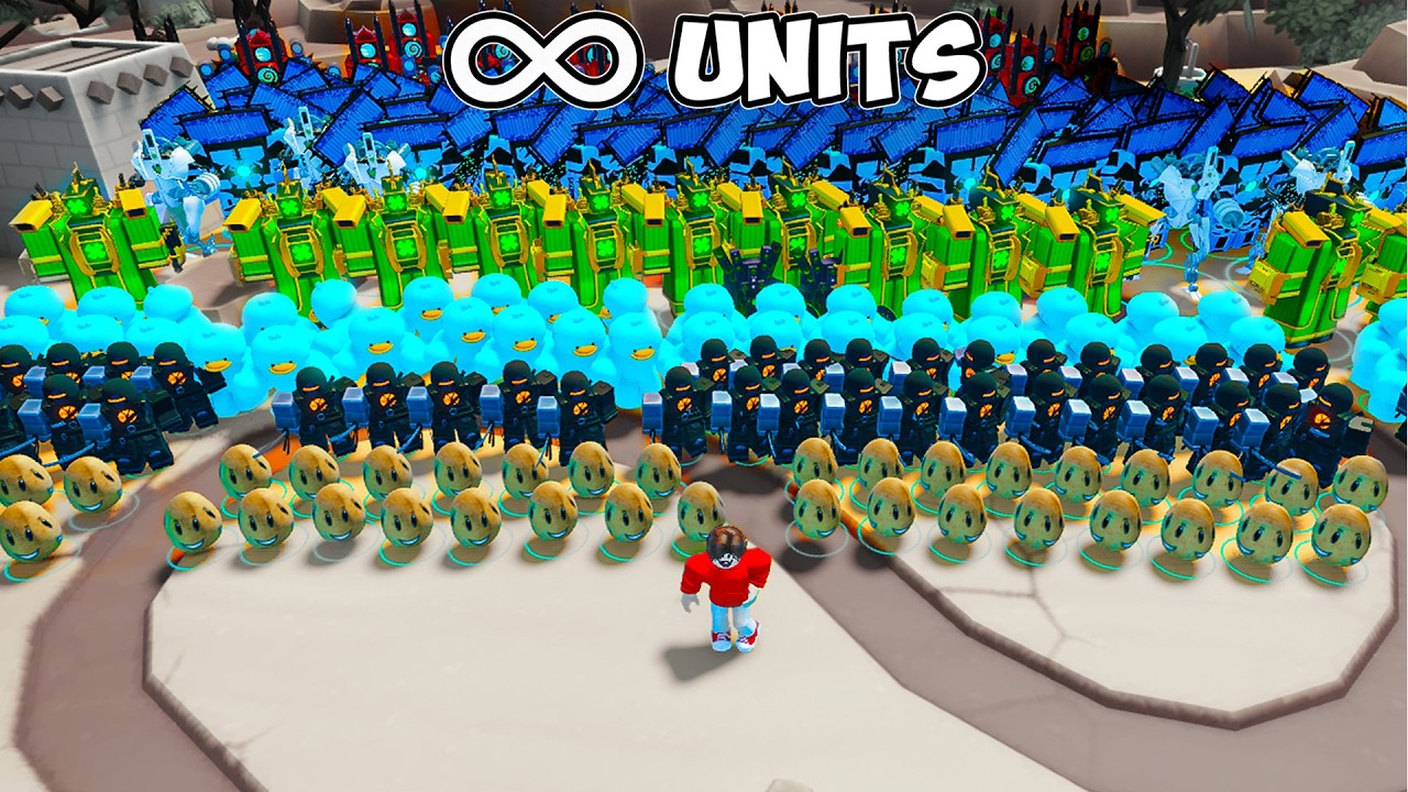 I Unlocked INFINITE UNITS, and DID THIS… in Skibidi Tower Defense