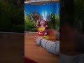little grandma playing double table boxing #asmr #satisfying #shorts