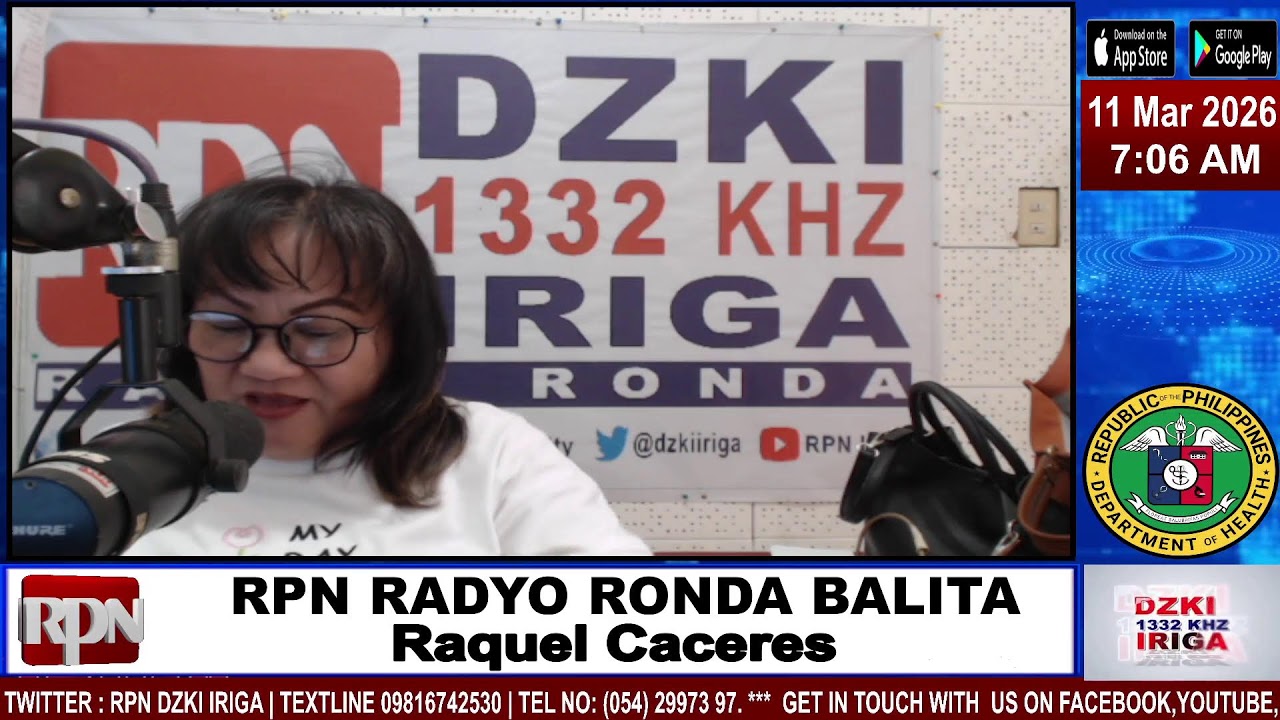 RPN RADYO RONDA BALITA (Umaga)| | MAR 11,2026