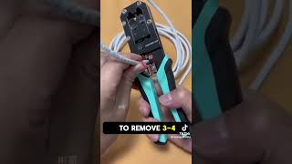 Sertissage d'un câble Ethernet