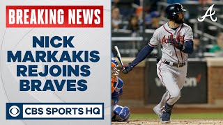 Braves' Nick Markakis rejoining the team after initial opt-out decision, per report | CBS Sports HQ