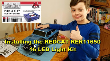 Installing the REDCAT RER11650 16 LED Light Kit with Control Box