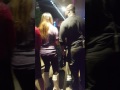 Nightclub bouncer takes cash from other clients and holding line for 15min and puts me on Barwatch!