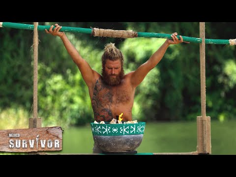 Seis sobrevivientes ponen a prueba  resistencia a las llamas Survivor. | Survivor México 2021