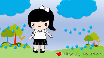 Rainny ฝนตกด้วย powerpoint