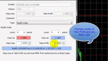 How to Modify Order in ForexCent Client Terminal
