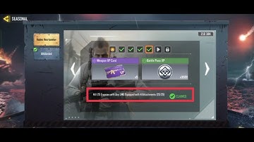 Kill 25 Enemies with Any LMG Equipped with 4 Attachments (25/25)