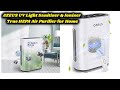 Azeus uv light sanitizer  ionizer true hepa air purifier for home